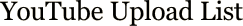 Thinking Allowed YouTube List